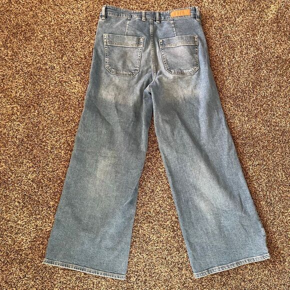 H&M Culotte high waist wide leg women’s jeans size 6 - Picture 5 of 11